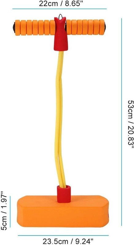 TickTrove Ergonomic Foam Jump Stick – Exercise Toy for Children(Multicolor)
