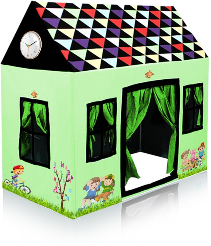 Dolpinstyle Dilex Pista Colour Play Tent house.Washeble Tent house(Age 3-7 year)(Green)