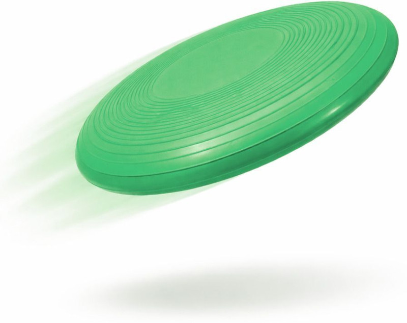 proverve Rubber Frisbee for Kids & Adults, Safe and Unbreakable Flying Disc, Picnic Game(Green)