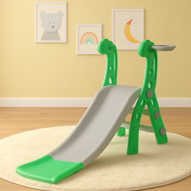PLAYGRO Giraffe Slide(Green, Grey)