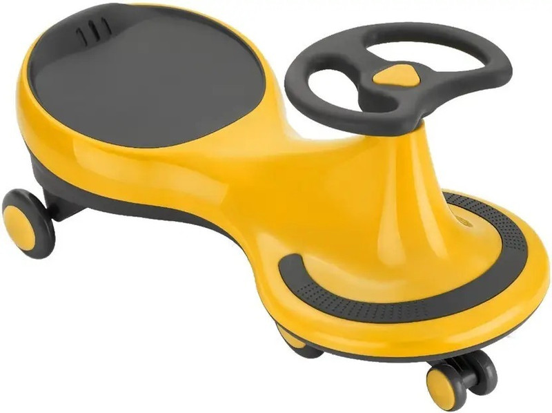 JoyRide Magic Swing Car Ride On | Birthday Gift for Kids Boys and Girls | 2 to 5 Years(Yellow)