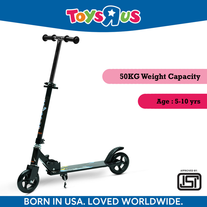 Toys R Us Avigo Steel Foldable Scooter & Height Adjustable | CAP : 50 KG | AGE 5-10 YRS(Multicolor)