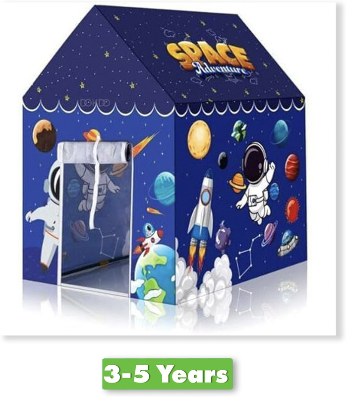 YUGSALES Kids house tent house for 10 years boys and girls(Big Size) (Multicolor)(Blue)