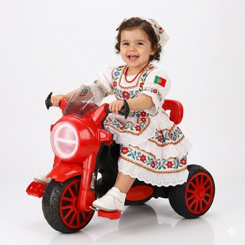 LITTLELARK Turbo Musical Tricycle for Kids ride(Red)