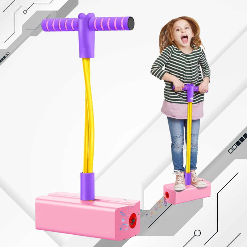 CountryLink Pogo Jumper for Kids – Fun Indoor & Outdoor Bouncing Toy with Squeaky Sounds(Multicolor)