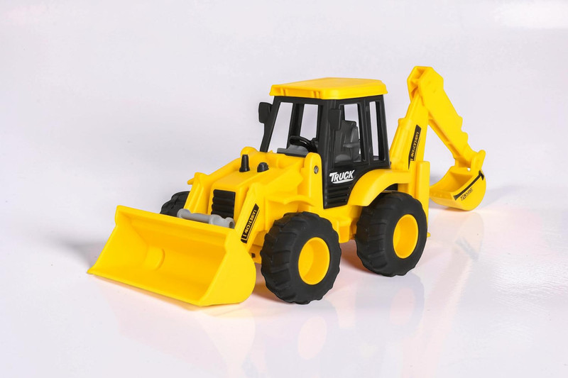 Lekia 2 In 1 Bulldozer And Excavator Construction Toy Vehicle - Yellow(Multicolor)