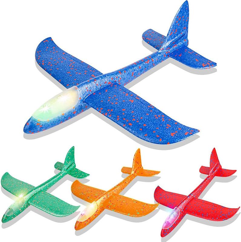 GoBaby Kids Toys Hand Throw Flying Glider Planes Foam Aeroplane pack of 3