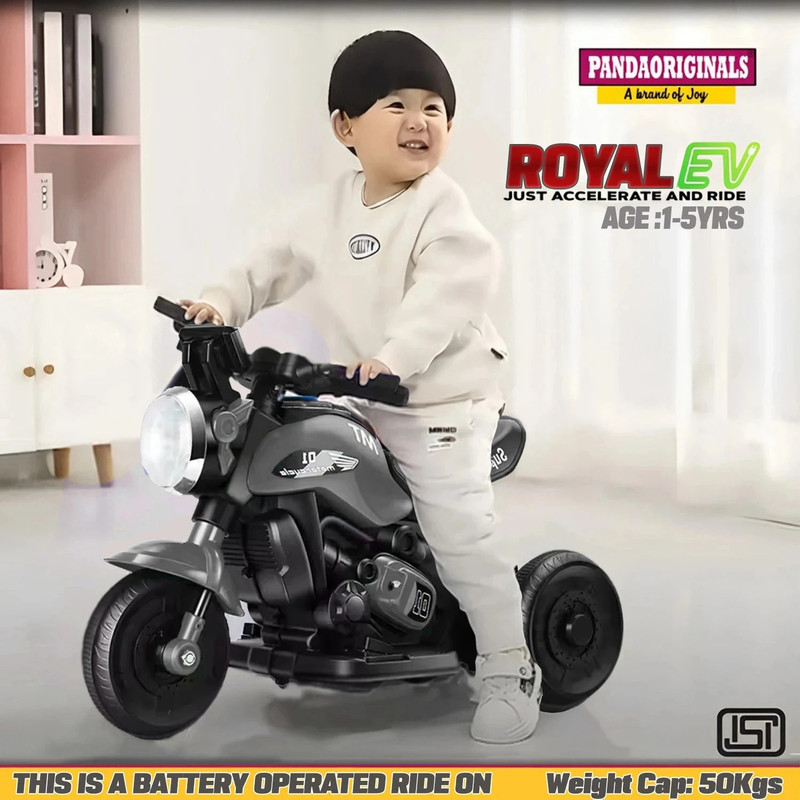 Pandaoriginals Dukati Ev Bike Battery Operated Musical Toy(Red)