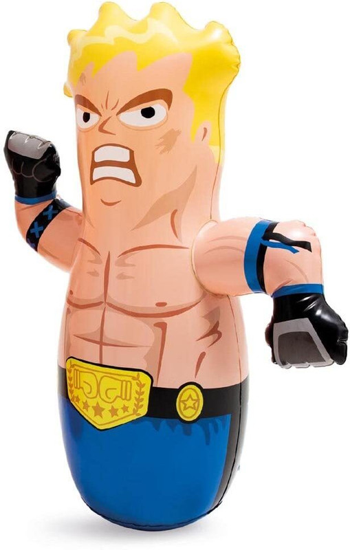 GotrimaWorld Kids Inflatable Punching Toy Inflatable HitMe Toys(Beige, Blue)