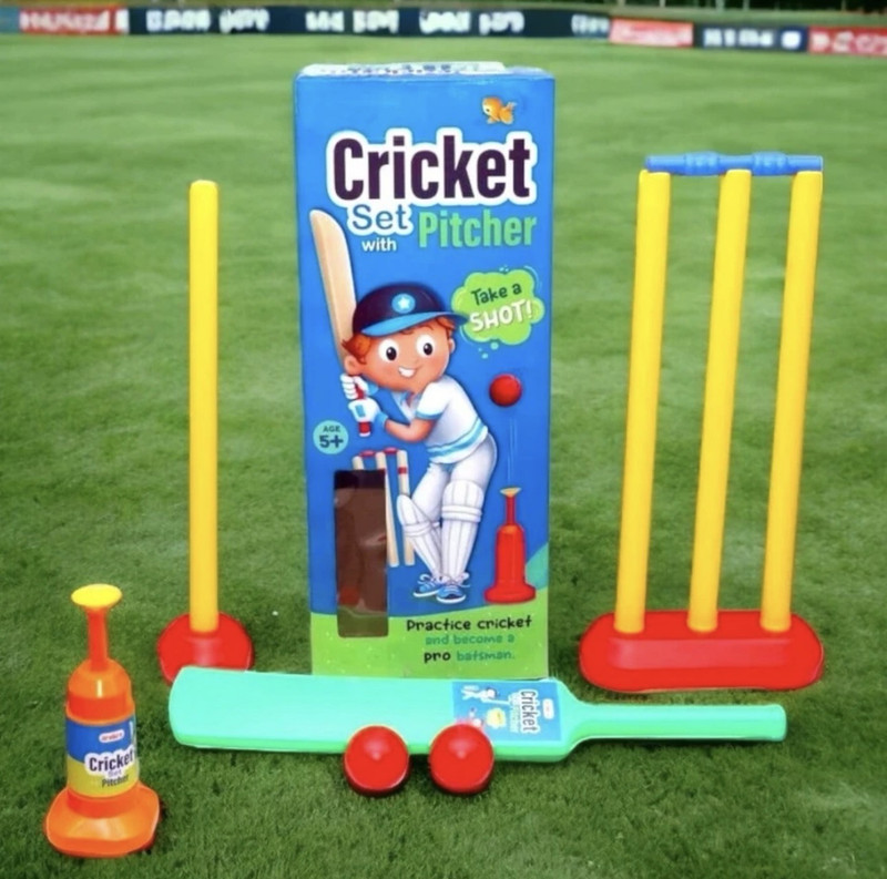 Jayaansh Traders Cricket Set With Pitcher Game For Kids ( Take A Shot )(Multicolor)