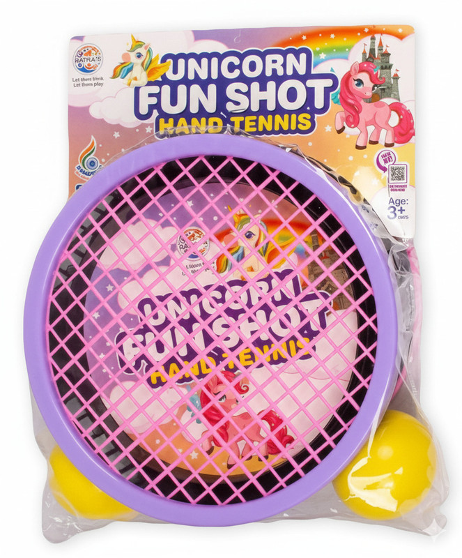 KIDIVO Fun Shot Hand Tennis Sports Game for Kids Palm Wearable Racket Ball Game(Multicolor)