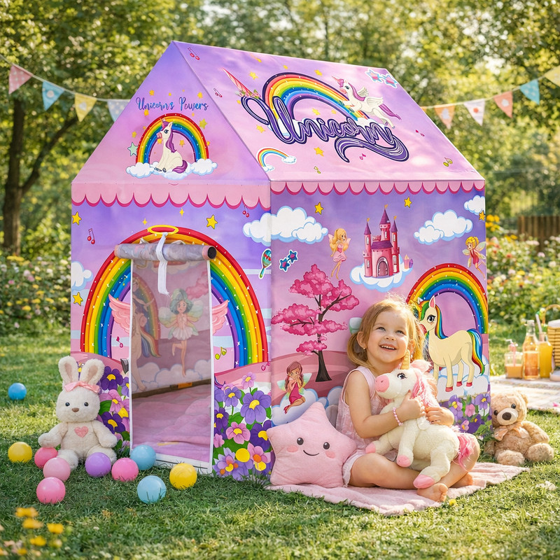 PRAYOMA new unicron tent house for boys and girls(Multicolor)