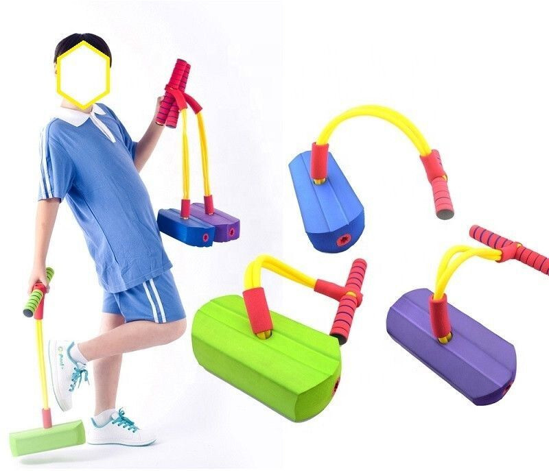 TickTrove Colorful Kids Jumping Stick – Pogo Toy with Foam Base(Multicolor)