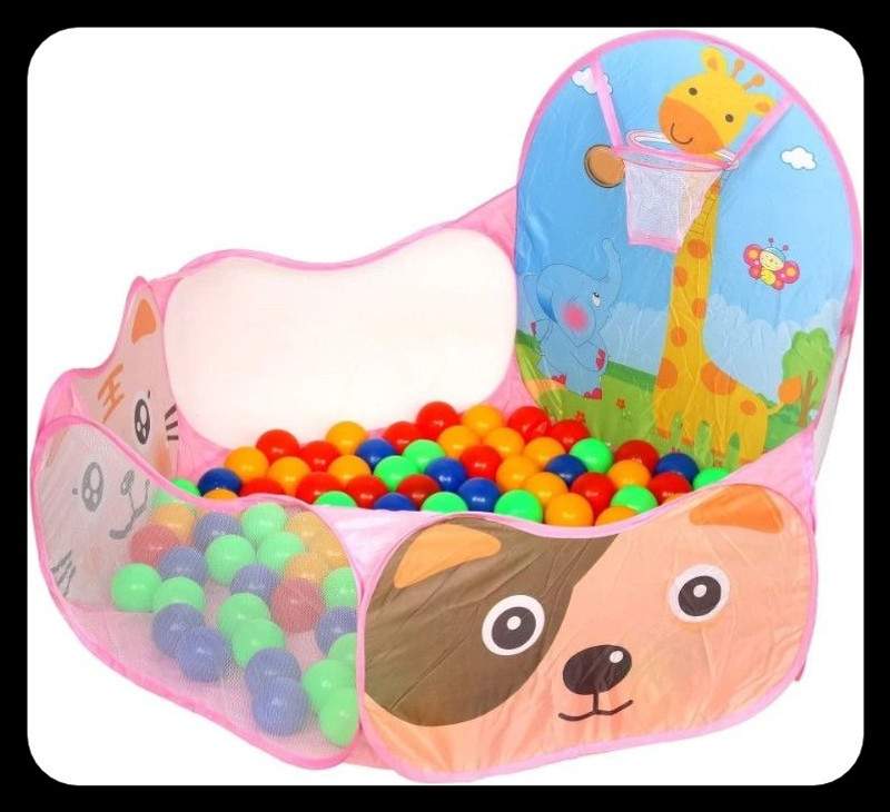 Jayaansh Traders Activity Boll Pool With ColourFul 50 Bolls For Kids-T(Multicolor)