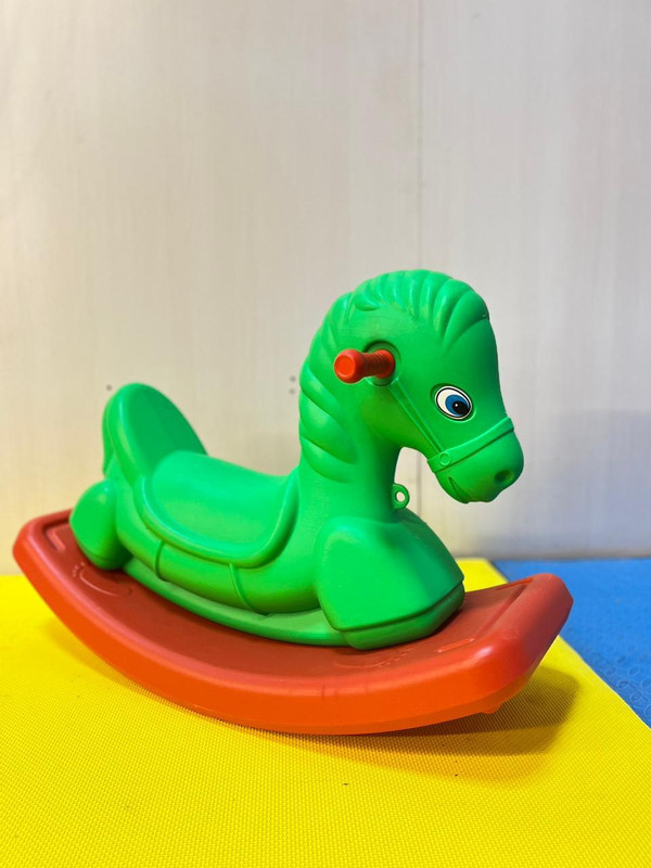 FIBRECRAFTS INDIA Rocking Horse Toy for Kids | Sturdy and Safe Ride-On Rocker(Green)