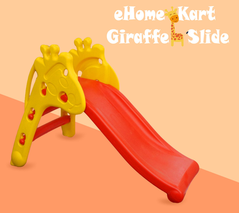 Ehomekart Garden Slide for Kids - Giraffe Foldable Beginners Slider(Multicolor)
