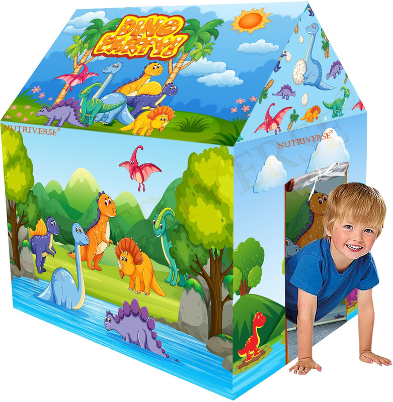 SHREE INCORPORATION Tent House for Baby Boy Girl Play House for 4-12 Yrs Kids Children (Multicolor)(Multicolor)