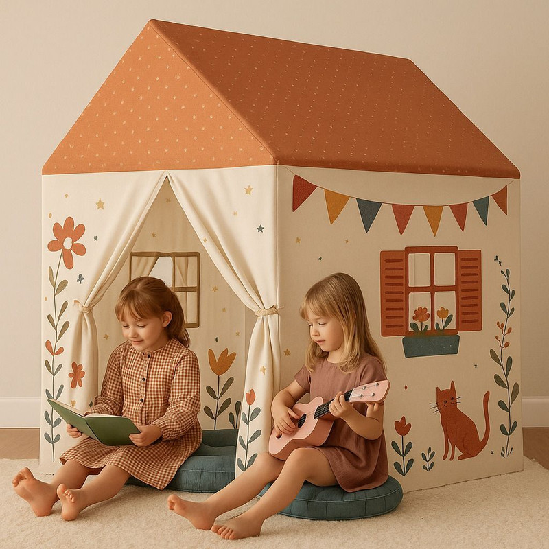 Sukan Tex Big Size Extremely Light Weight Kids Play House(Orange)