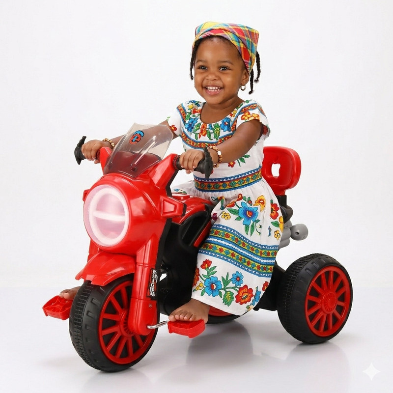 LITTLELARK kids push handle-baby-tricycle suitable1-5 years(Red)