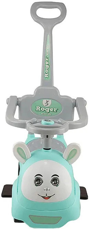 JoyRide 3 in 1 Push Car Bunny Roger Rideon with Removable Parental Handle | Ride On(Pink)