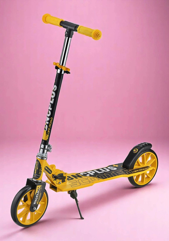 SPEEDFOX New One kick scooter for agegrp 2-18 yrs with adjustable handle,smooth(Black, Yellow)