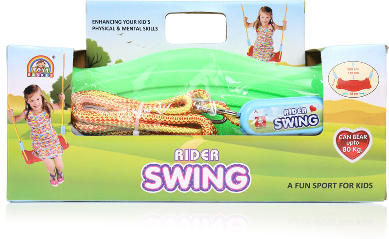 Toys Basket Plastic Kids Phatta Ryder Swing(Multicolor)
