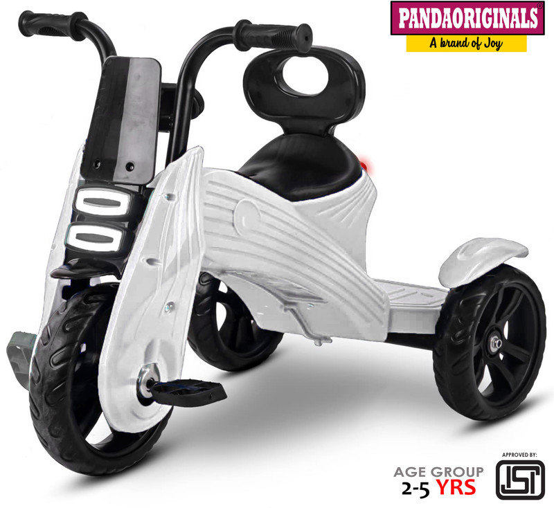 Pandaoriginals Bike Non Battery Operated Ride On(White)