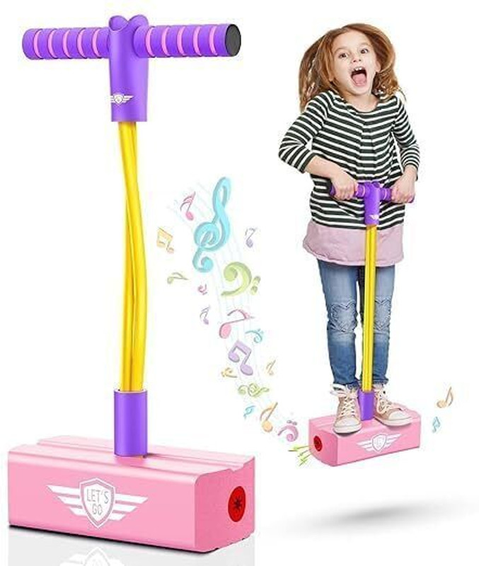 Prifremi Foam Pogo Stick for Kids Age 5 to 12 – Jumping Toy for Boys & Girls(Multicolor)