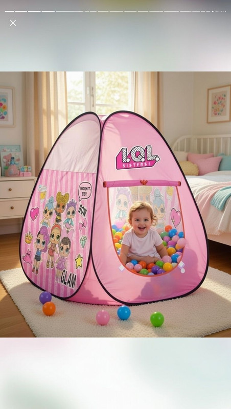 HALO NATION Superhero Theme Pop up Tent House for Kids Superhero print Tent for Boys & Girls(Blue)