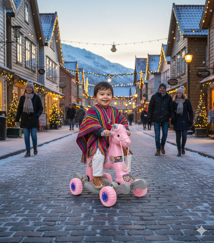 TOYPROFESSOR kids ride on horse rocker and rider for safe and stable for 1 year old(Pink)