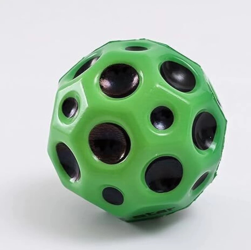 Bachpan Super Bouncing Moon space ball, jumping ball , rubber ball For kids ( pack of 1)(Multicolor)