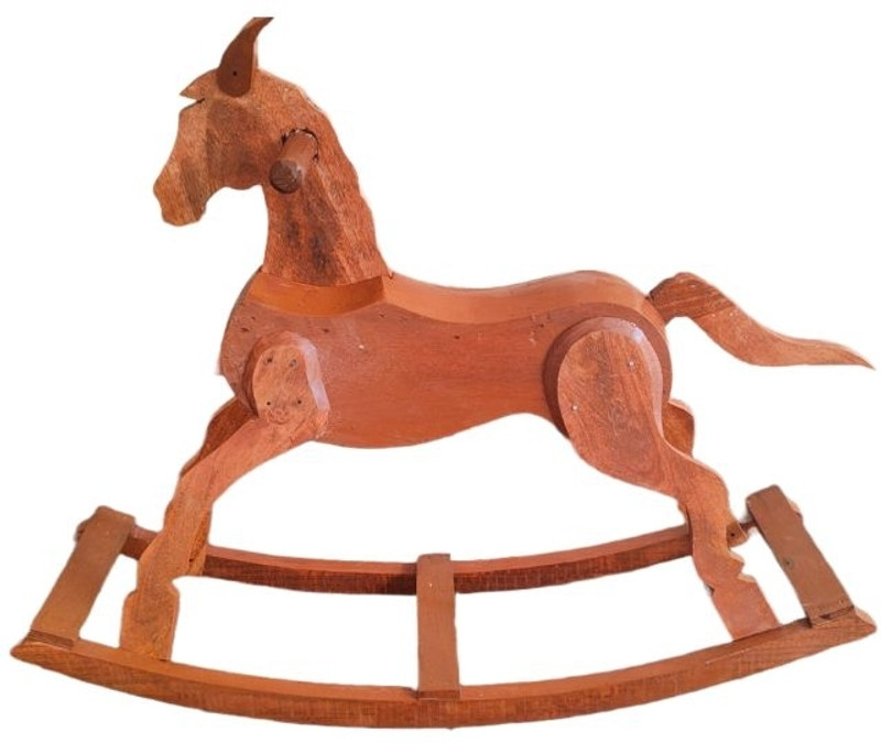 candyboys Wooden horse(Brown)