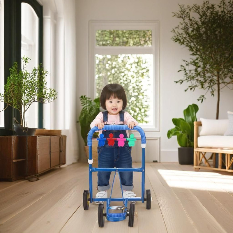 TOYPROFESSOR Baby Kids Activity Walker Baby Walking Support Walking Toy(White)