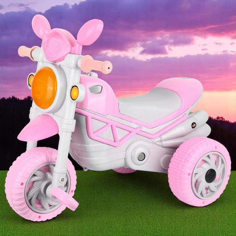 VARAA G KIDS SCOOTER WITH LIGHT AND MUSIC, MADE IN INDIA, FOR ONLY 1-2 YEAR KIDS(Pink, Black, Grey)