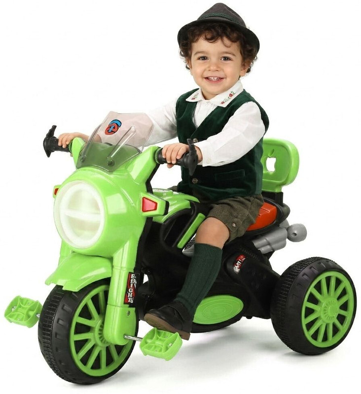 LITTLELARK Baby Tricycle for 2–4-Year-Old Boys & Girls with led light, music, and footrest(Green)