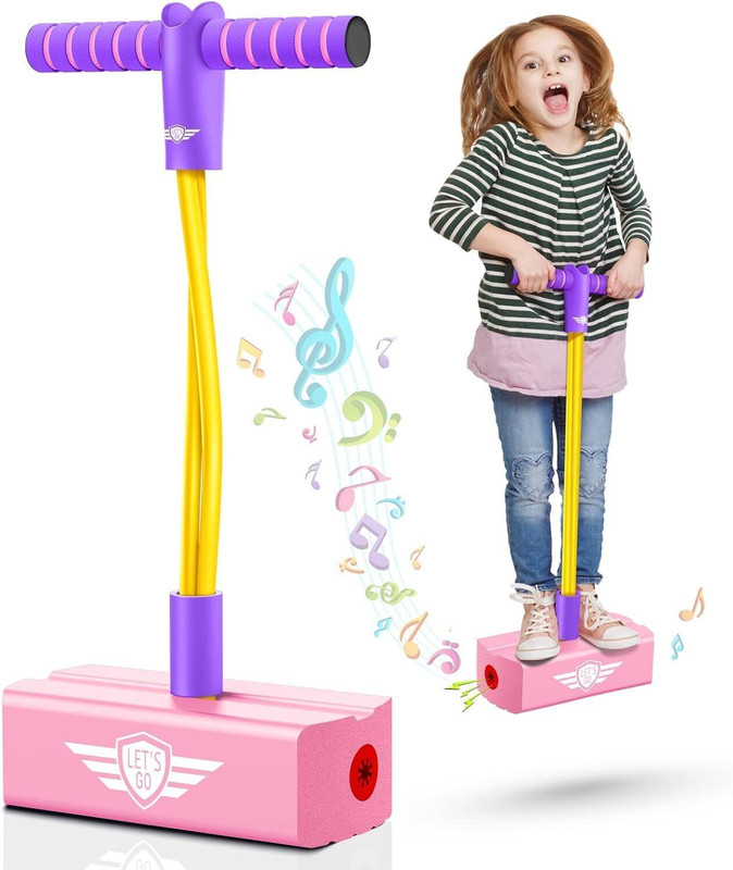 SEAHAVEN Pogo Stick Foam Pogo Jumper for Height Increase Kids Jumper with Sound(Multicolor)