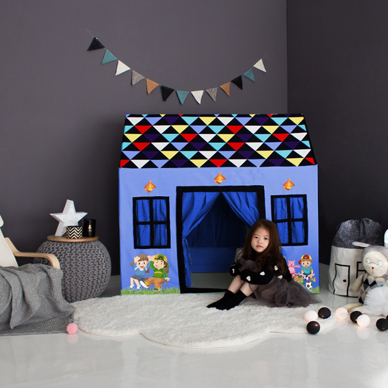 Dolpinstyle Dilex Blue Colour Play Tent house.Washeble Tent house(Age 3-7 year)(Blue)