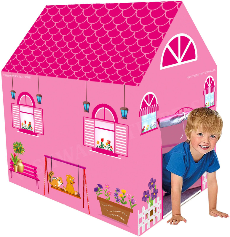 MSM ZONE best kids House Tent For Girls And Boyss(Pink)