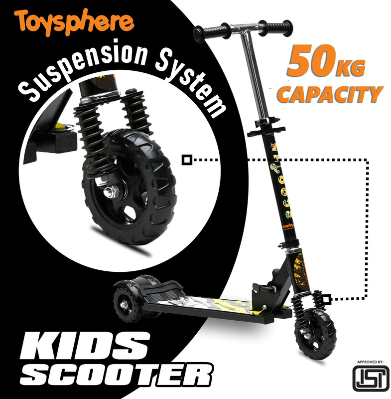 Toysphere TSC 120 SCOOTER | SUSPENSION SYSTEM KIDS SCOOTER(Blue)