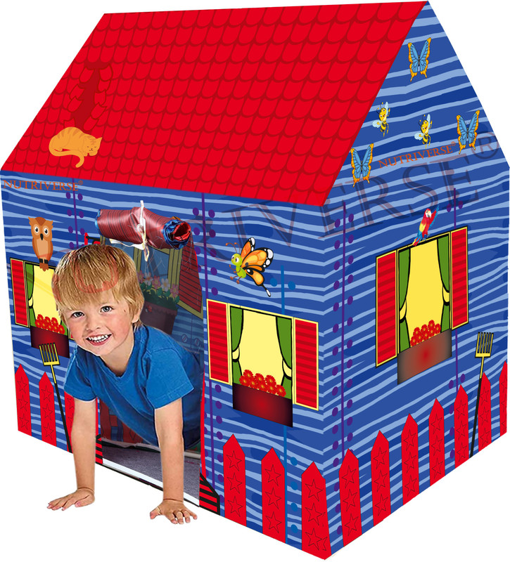 Nutriverse WASHABLE TENT HOUSE (SIZE 10 YEAR OLD GIRL)VERY COMFORTABLE SEATING(Red, Blue)
