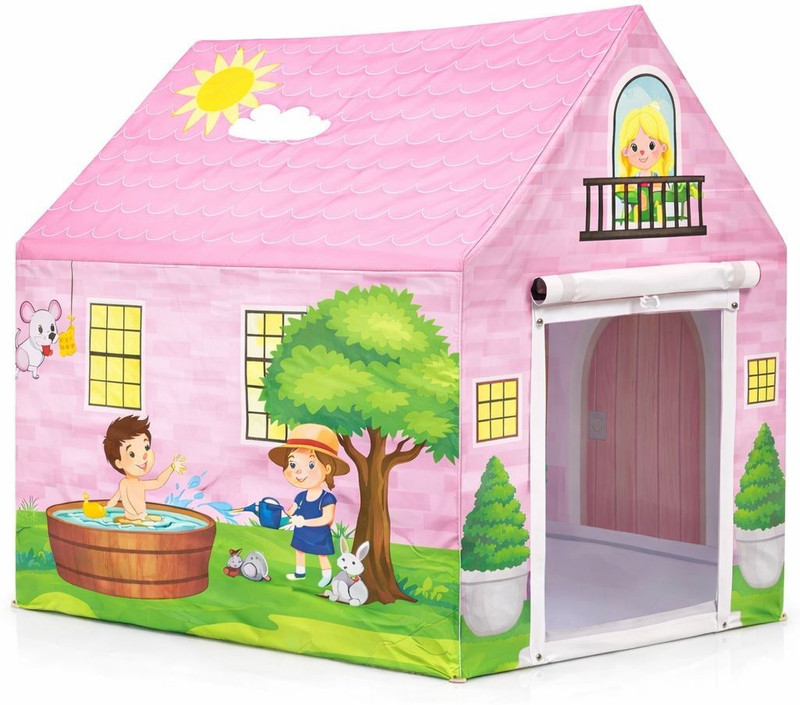 Eligent Enterprise Tent House for Kids New House Play Tent House toys for boys and girls(Big)(Multicolor)