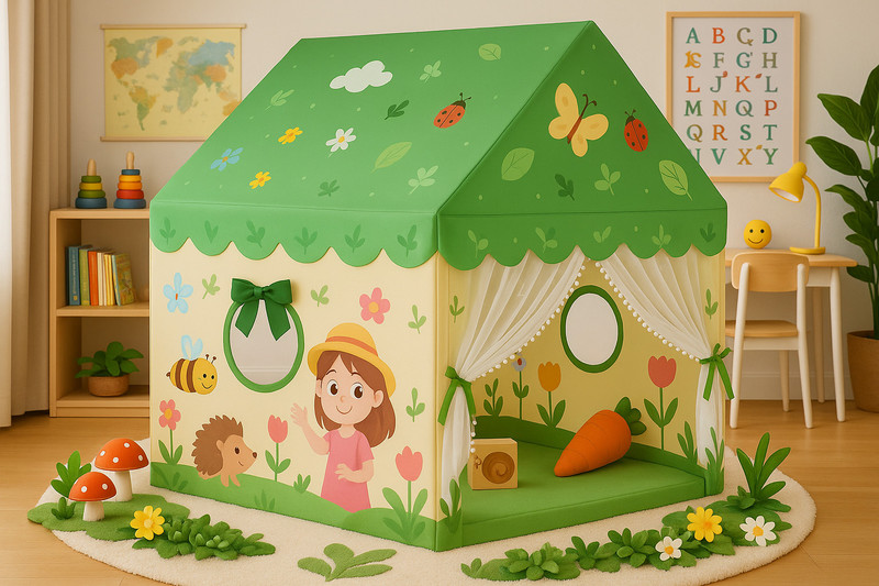 KALPATRU ENTERPRISE Kids Play House Tent for 10 Year Old Girls and Boys(Green)