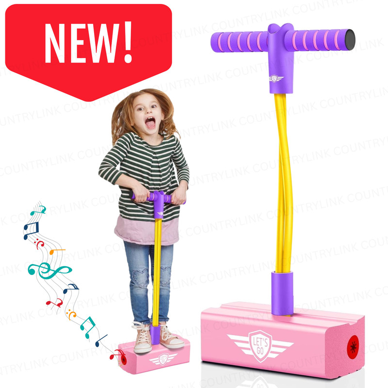 CountryLink Jumpins Premium Kids Pogo Stick Foam Base Balance Training Fun Activity Toy(Multicolor)
