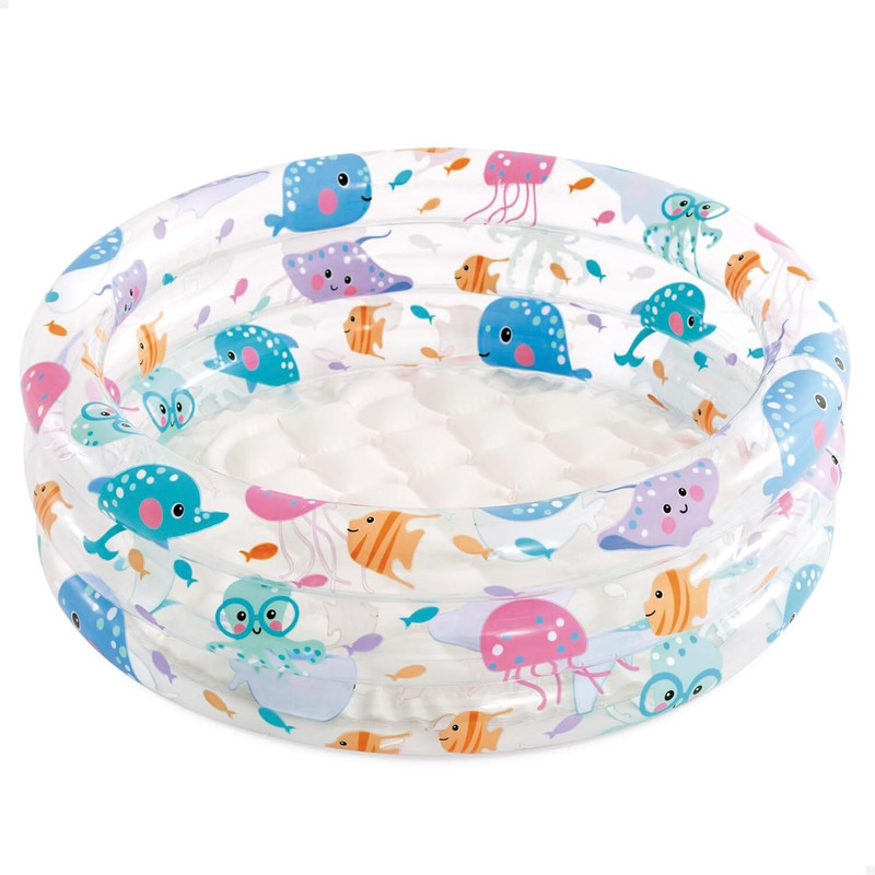 LONGMIRE Baby Bath tub for Kids | Inflatable Multi Cartoon Print I Size 2 FT - 24 Inches(Multicolor)