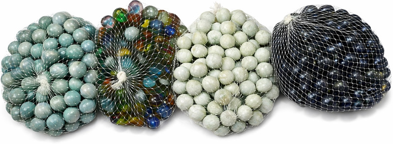 Shiva Collections 100 pc set marble - 25 pc per set of Marble to attractive kids(Multicolor)