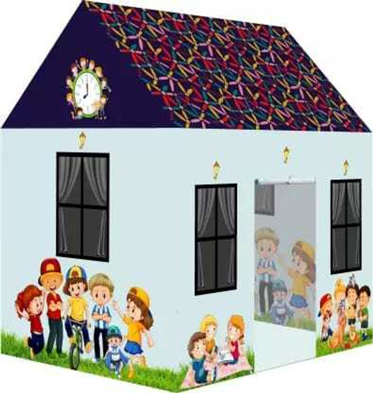 Gurukrupa International Play Tent House for 3-13 Year Old Girls and Boys.(Red)