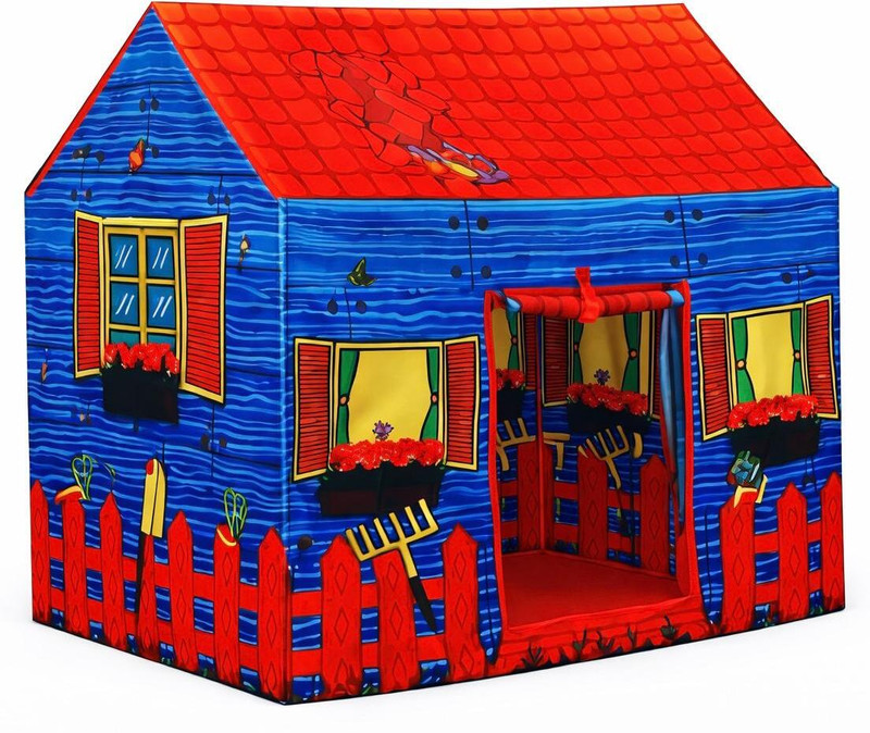 cantus Kids Farm House Theme Tent House | Play Tent for Boys & Girls | Waterproof(Multicolor)