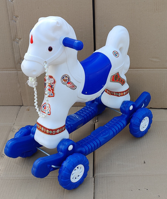 TRENDING CHOICE Little Star Baby Horse Rider for Kids (1-2.5 Years, Red and White)(Multicolor)