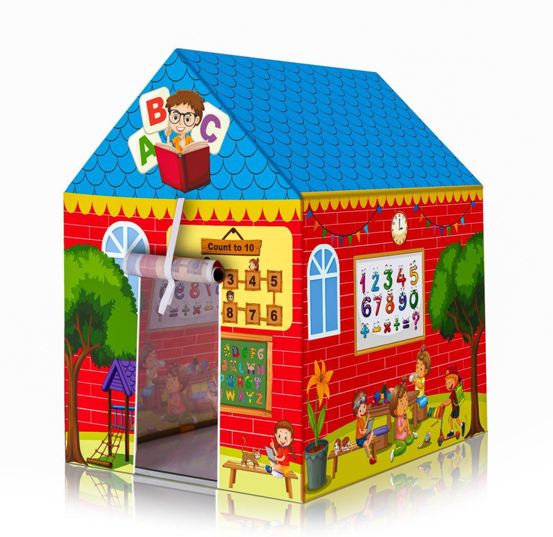 TOOBIL CLASSROOM THEME PLAY TENT HOUSE FOR KIDS(Multicolor)