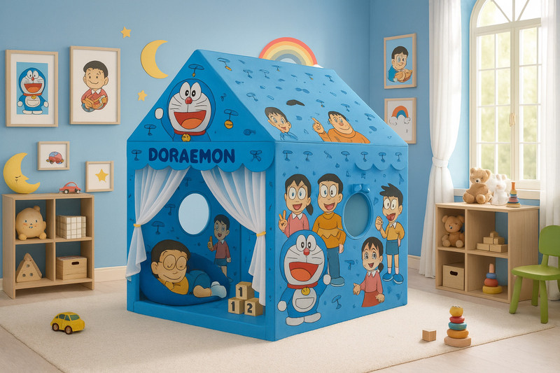 SANGANIENTERPRICE Kids Play Tent House for 3 to 10 Years Old Girls and Boys(Multicolor)